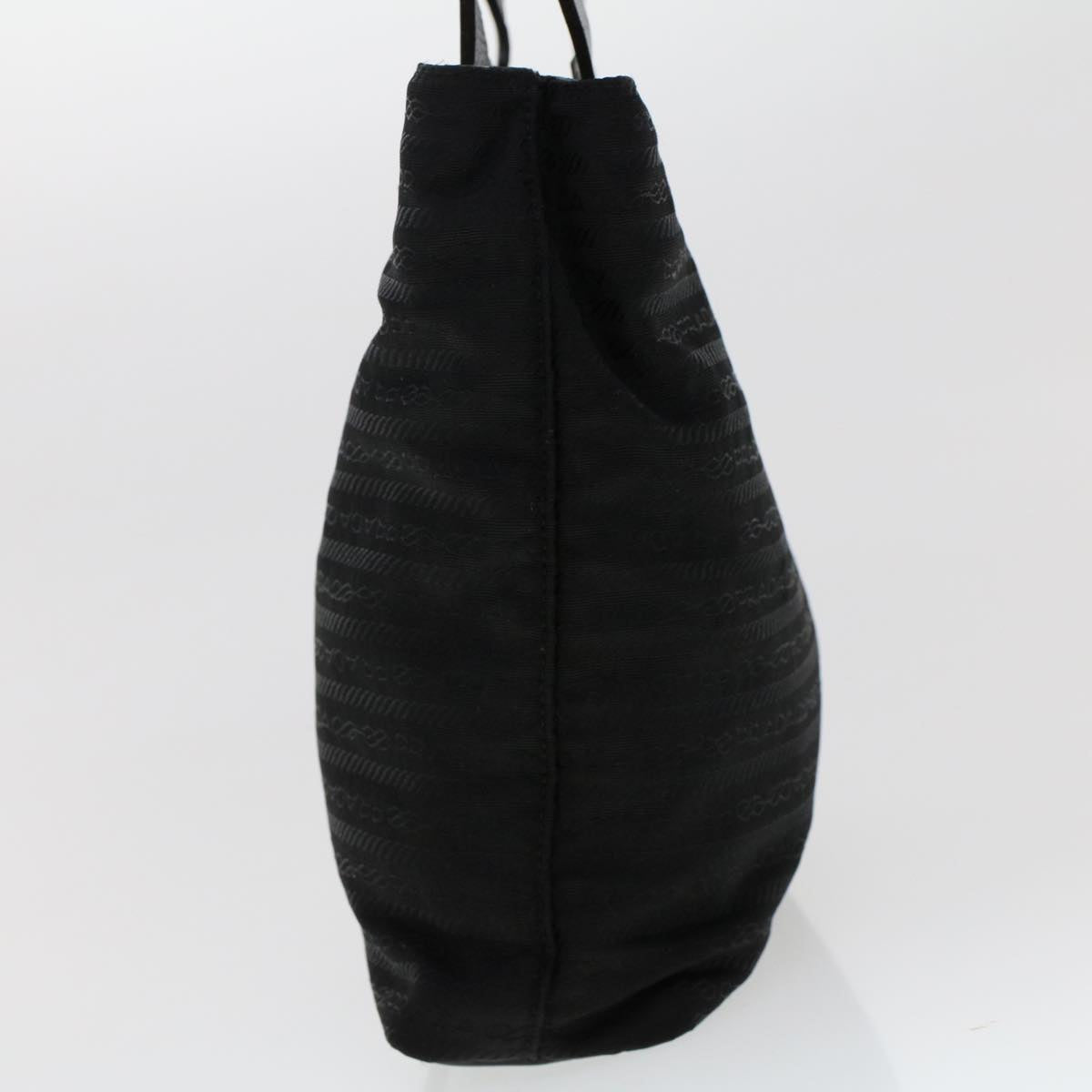 Prada Hand Bag Nylon Black