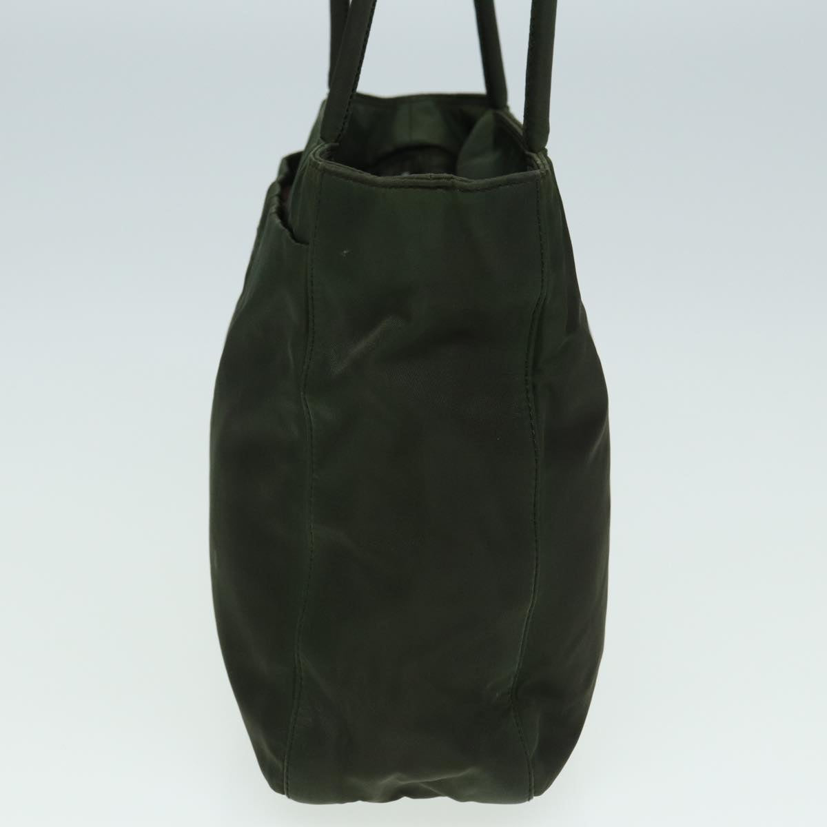 PRADA Tote Bag Nylon Khaki Auth