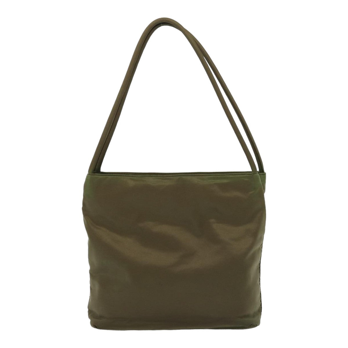 PRADA Hand Bag Nylon Khaki Auth