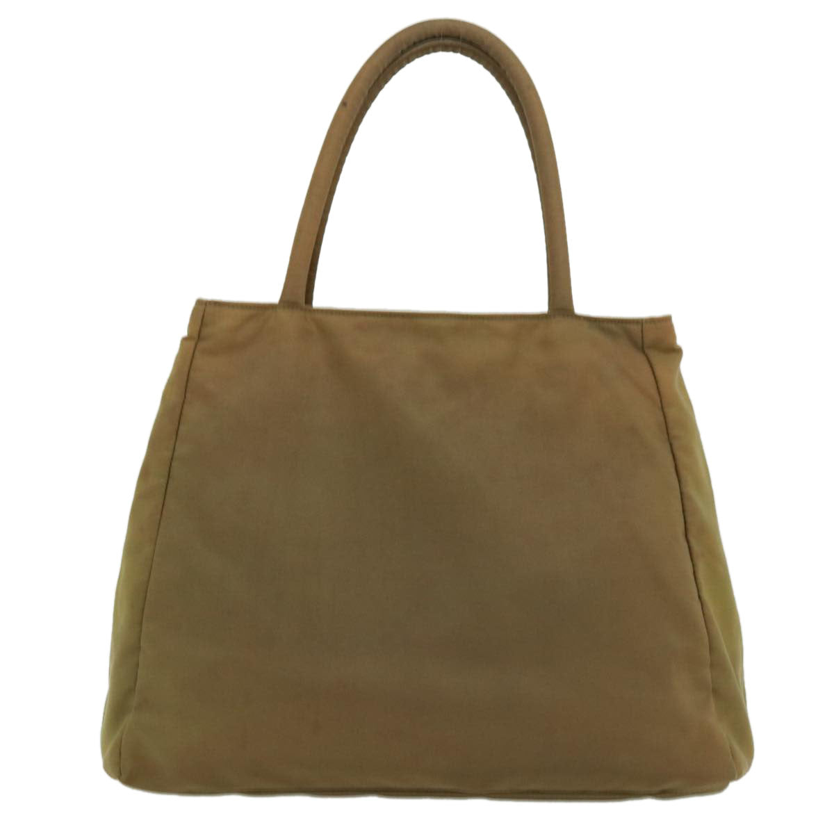 Prada Hand Bag Nylon Khaki