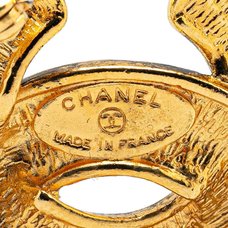 Chanel Matelassé Coco Mark Brooch Classic Flap Tote