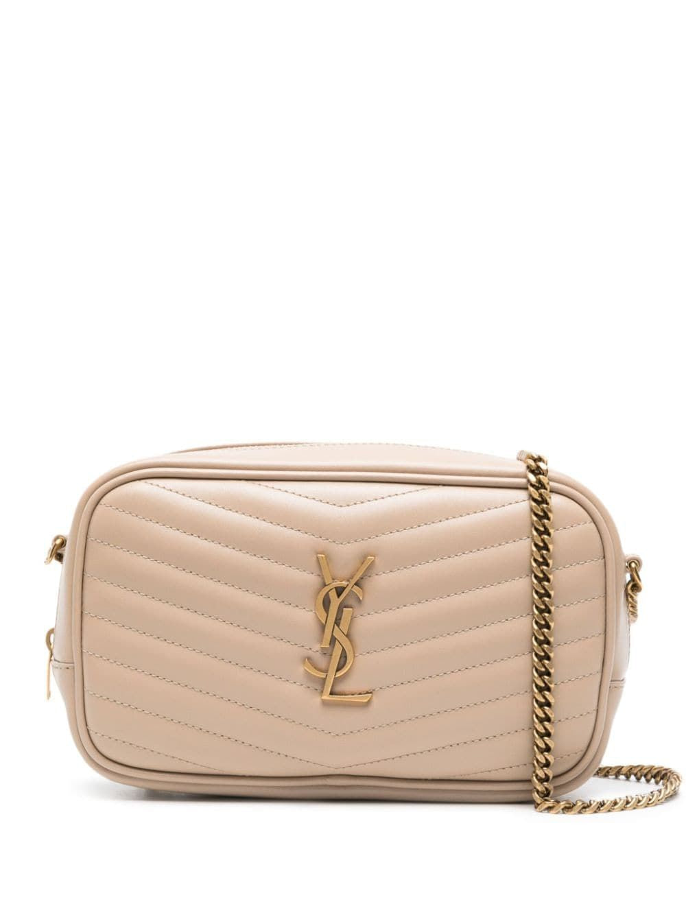 Luxury Saint Laurent Trending 2025 Women's Lou Mini Bag in Dkbeige |
