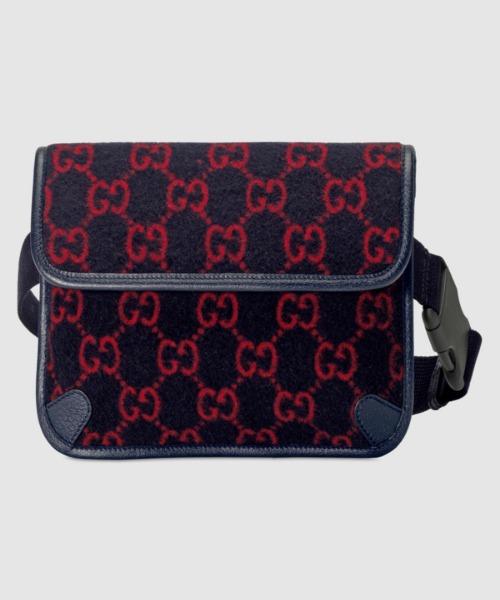 Gucci Monogram Nylon Leather Crossbody