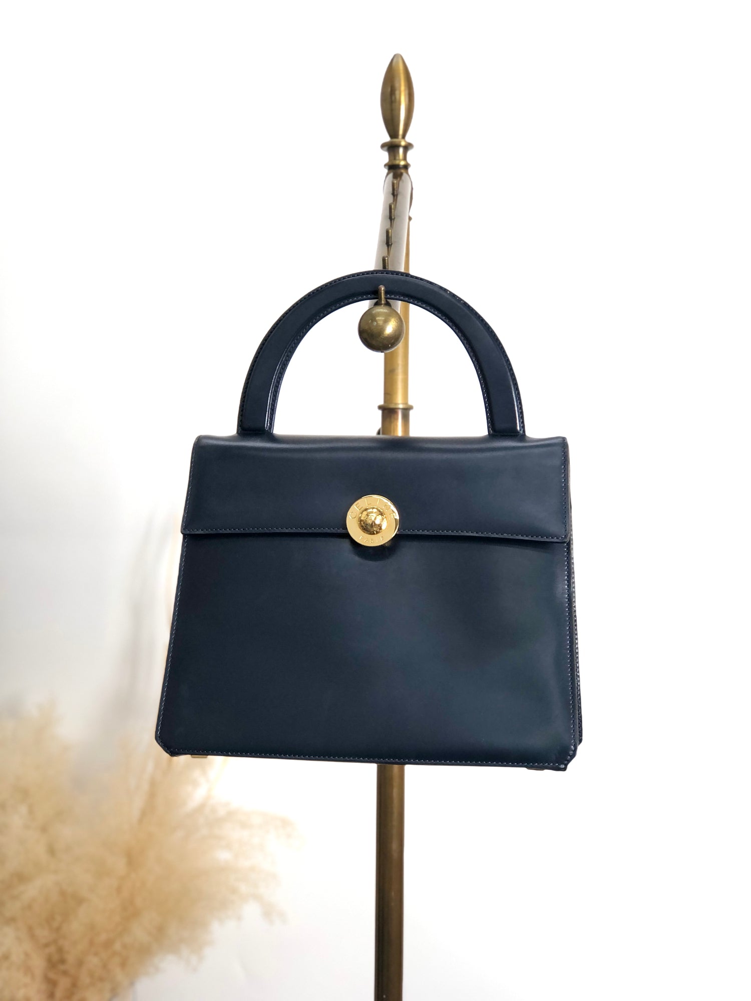 CELINE Starball Handbag Navy 5k3k8c