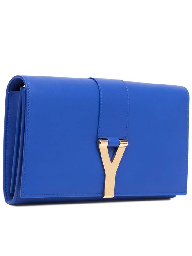 Luxury Saint Laurent Trending 2025 Y Chain Cross Bag Blue