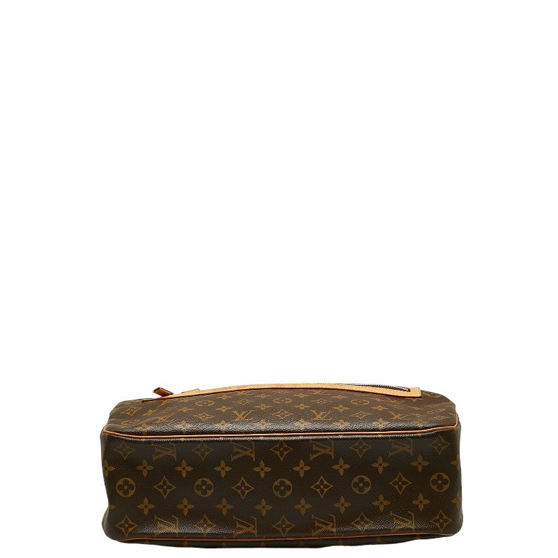 Louis Vuitton Monogram City GM Handbag Brown PVC Leather Louis Vuitton