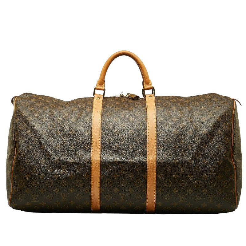Louis Vuitton Monogram Boston Bag PVC/Leather Brown
