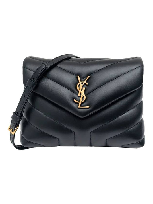 Luxury Saint Laurent Trending 2025 Loulou Toy Matelasse Shoulder Bag Black