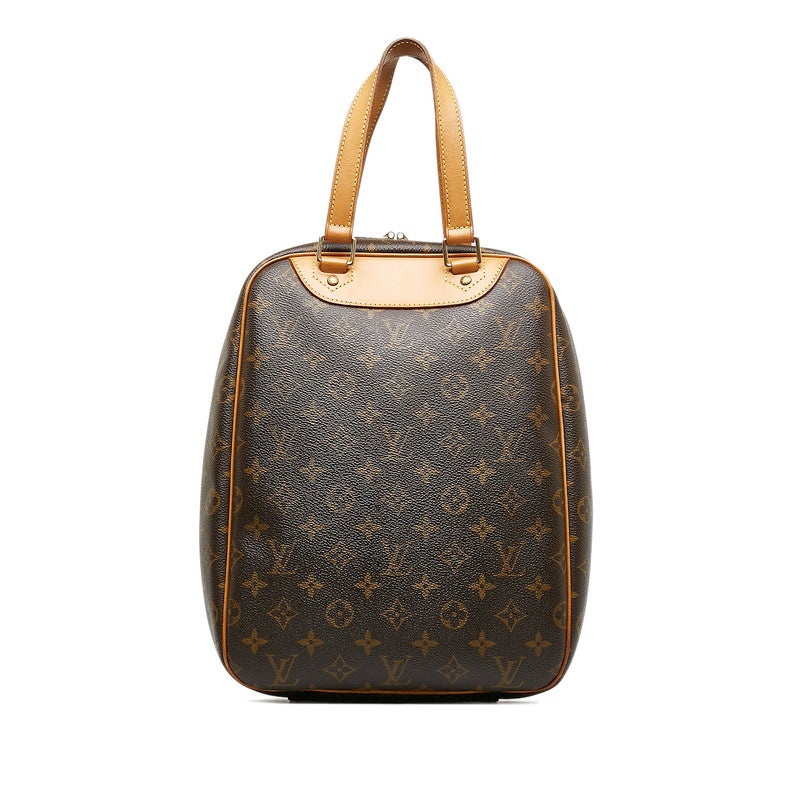 Louis Vuitton Monogram Exercise Handbag Brown PVC Leather Louis Vuitton