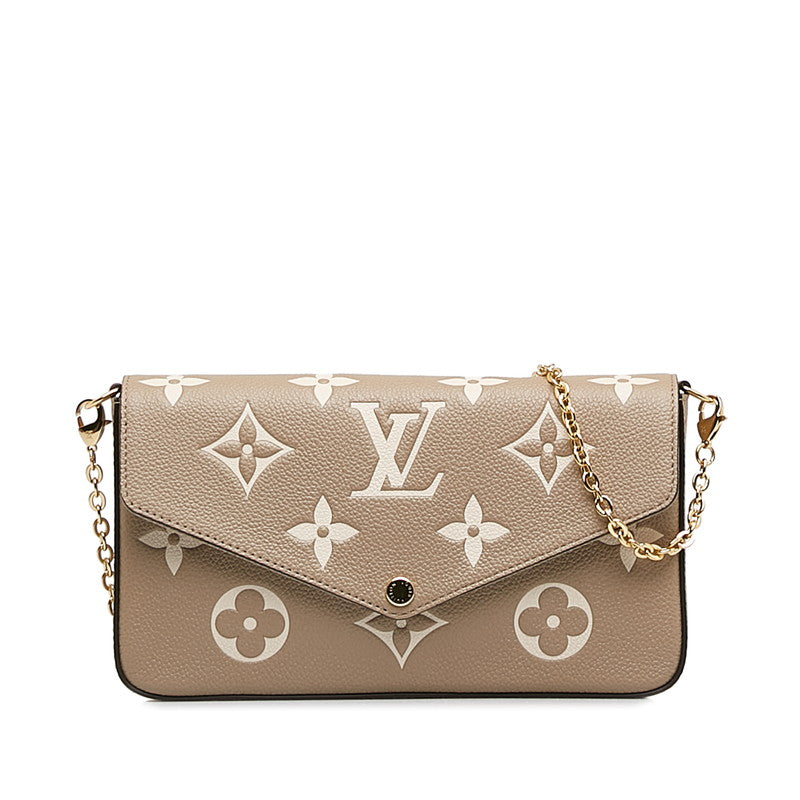 Louis Vuitton Monogram Empreinte Pochette Felice Chain Pouch Clutch