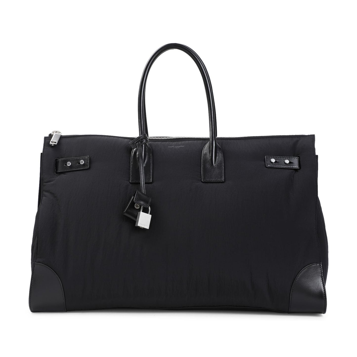 Luxury Saint Laurent Trending 2025 Men's Ysl Duffle Bag in Black | Size UNICA |