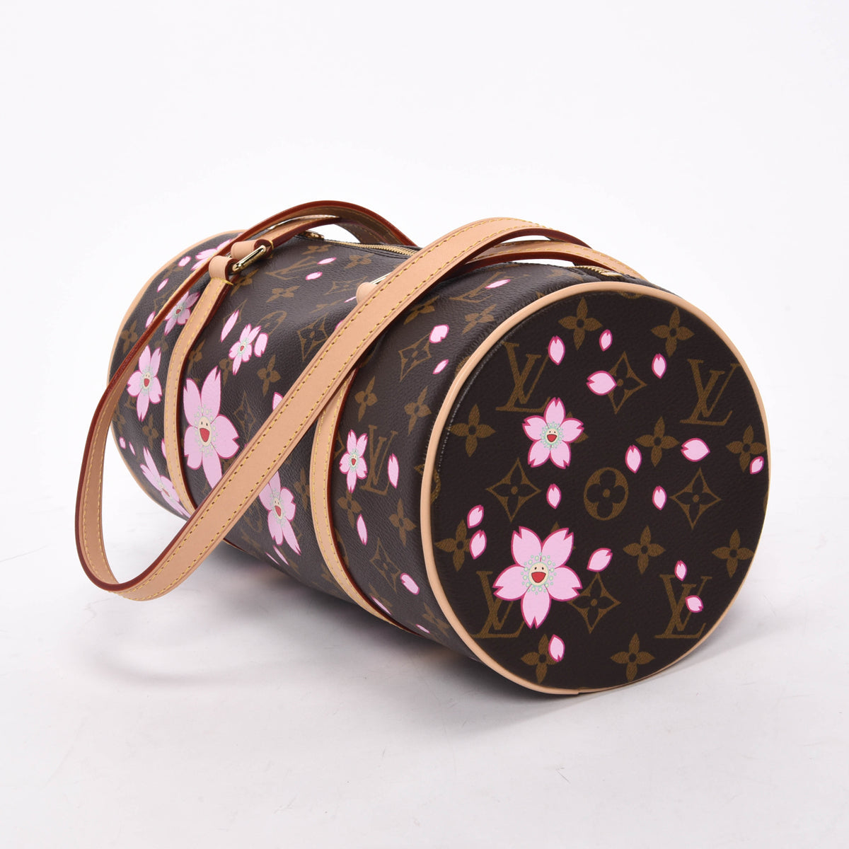 Louis Vuitton x TM Cherry Blossom Monogram Papillon 30 + Mini Pouch