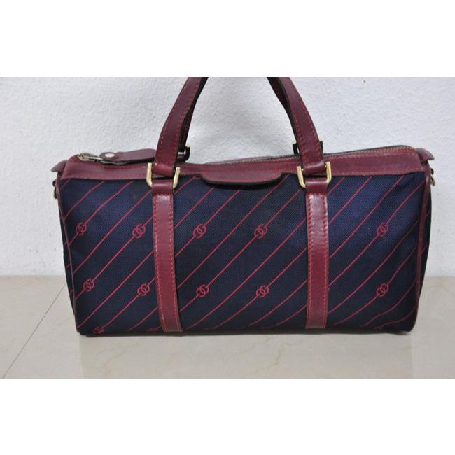 Gucci Leather Canvas Shoulder Bag