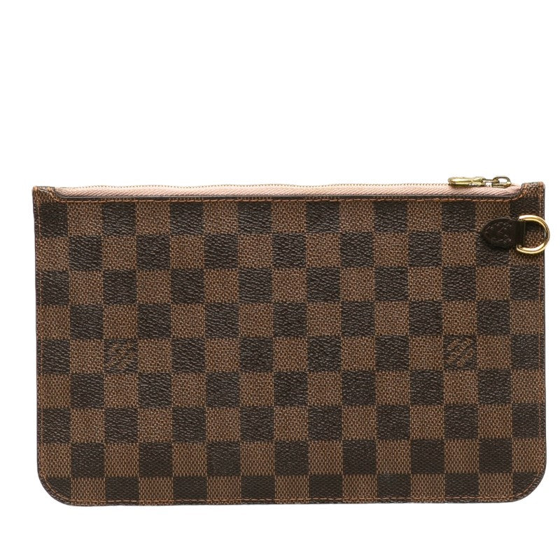 Louis Vuitton Damier Neverfull MM Pouch Rose Ballerine Tote