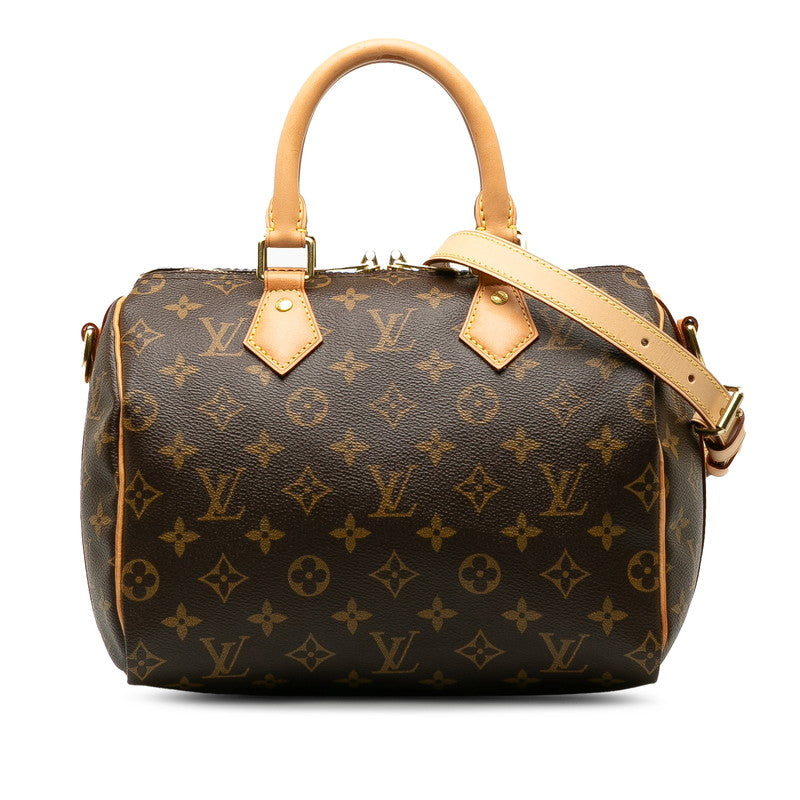 Louis Vuitton Monogram Handbag PVC/Leather Brown