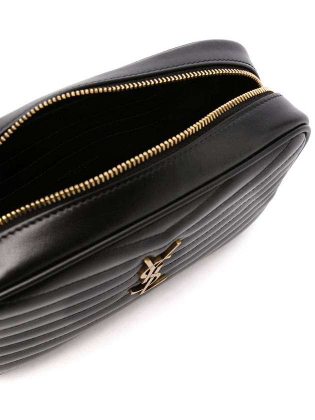 Luxury Saint Laurent Trending 2025 Lou Small Leather Cross Bag Black