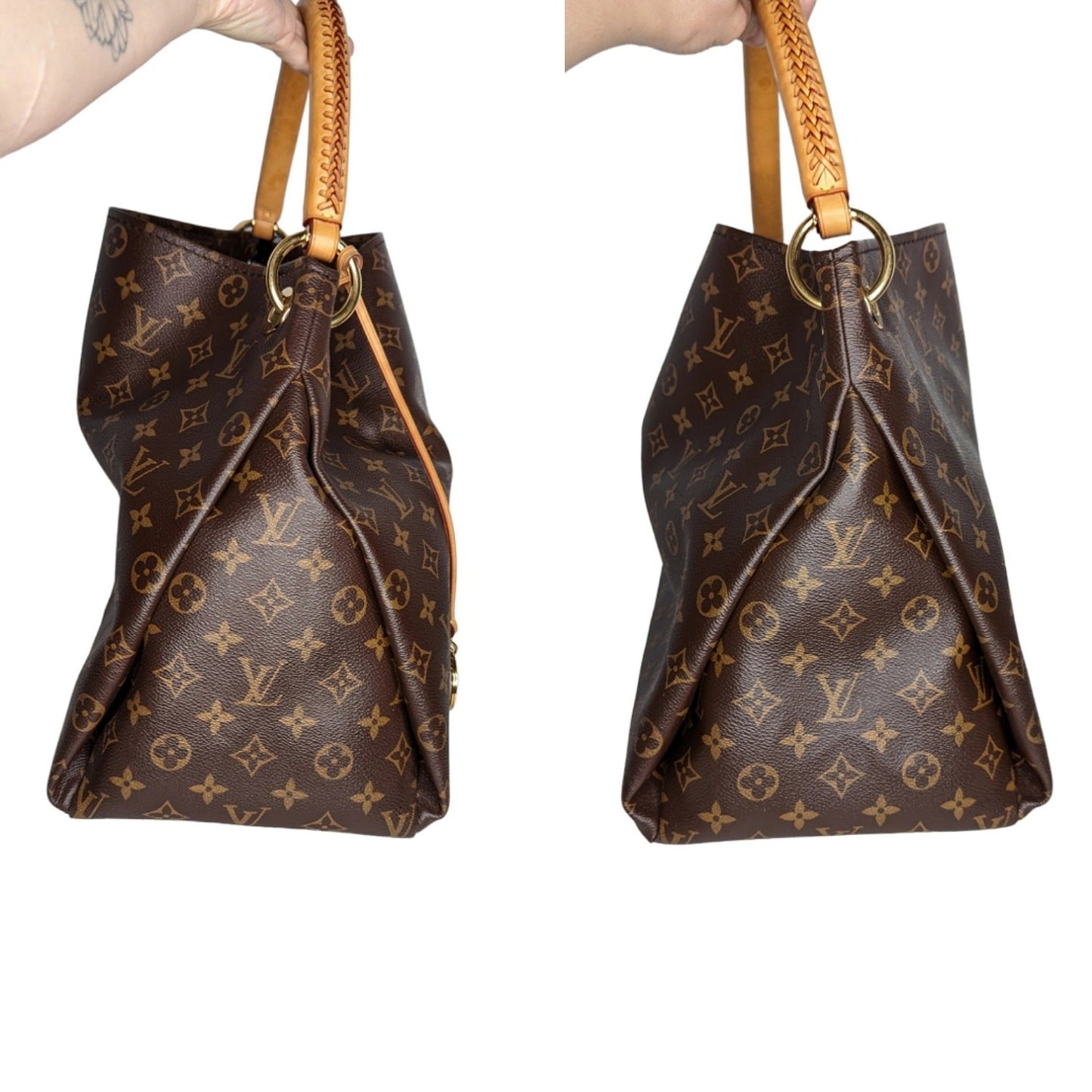 Louis Vuitton Monogram Canvas Artsy MM Hobo Shoulder Bag