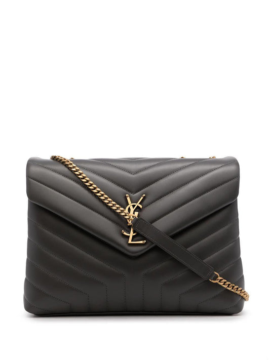 Luxury Saint Laurent Trending 2026 Women's Ysl Bo Mng Loulou M in Storm/Storm | 574946DV7271112