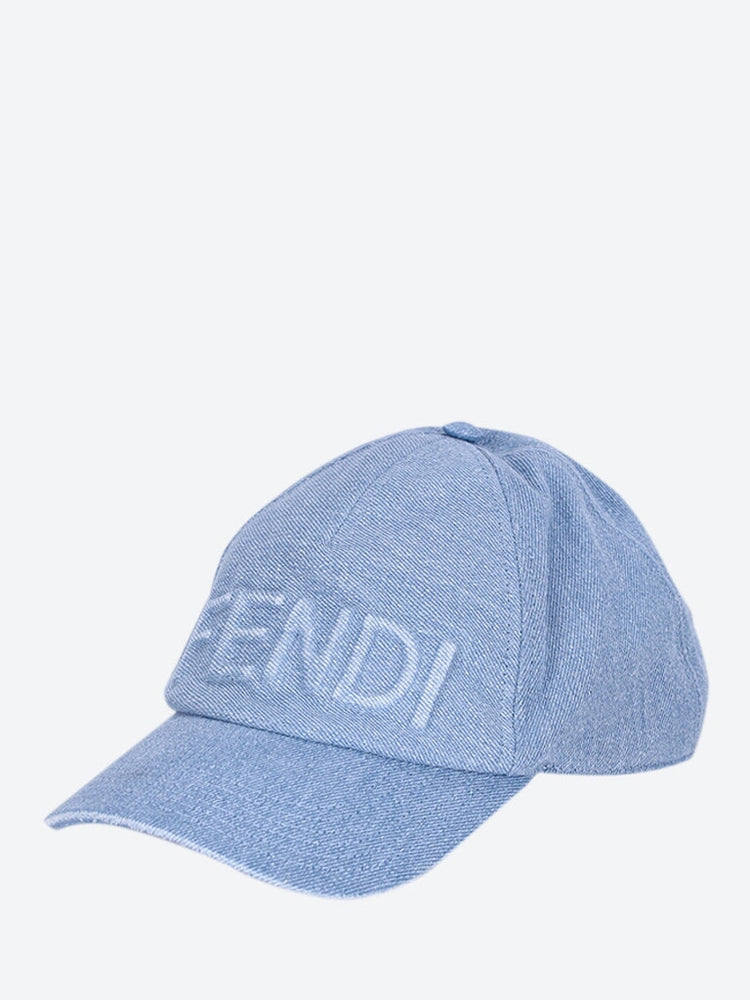 Fendi Women Denim Baseball Cap