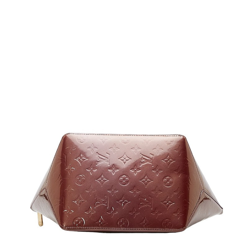 Louis Vuitton Monogram Verney Belvue PM Handbag Violet Pearl Patent Leather Louis Vuitton