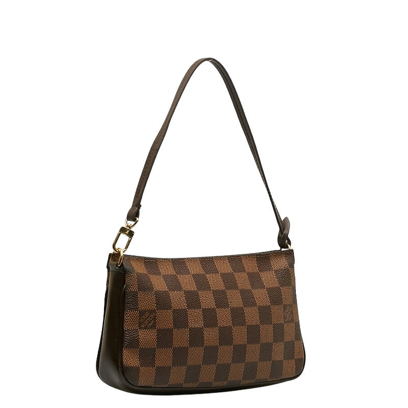 Louis Vuitton Damière Navona Accessories Mini Handbag Brown PVC Leather Louis Vuitton