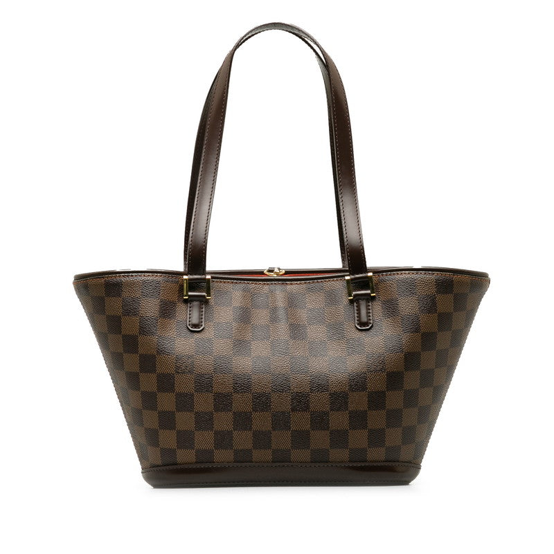Louis Vuitton Louis Vuitton Damière Shoulder Bag PVC/Leather Brown