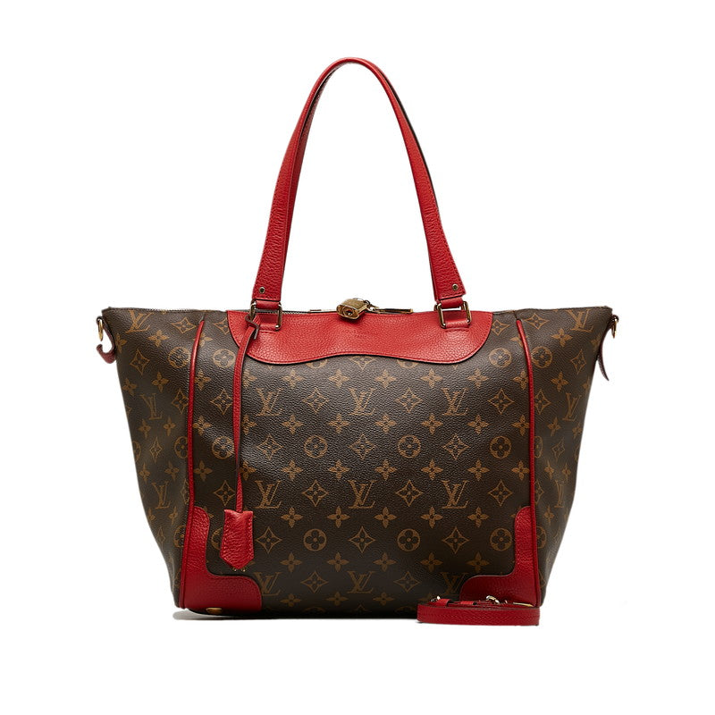 Louis Vuitton Monogram Estrayer MM Tortoise Bag 2WAY Coquimbo Red Brown PVC Leather Ladies Louis Vuitton