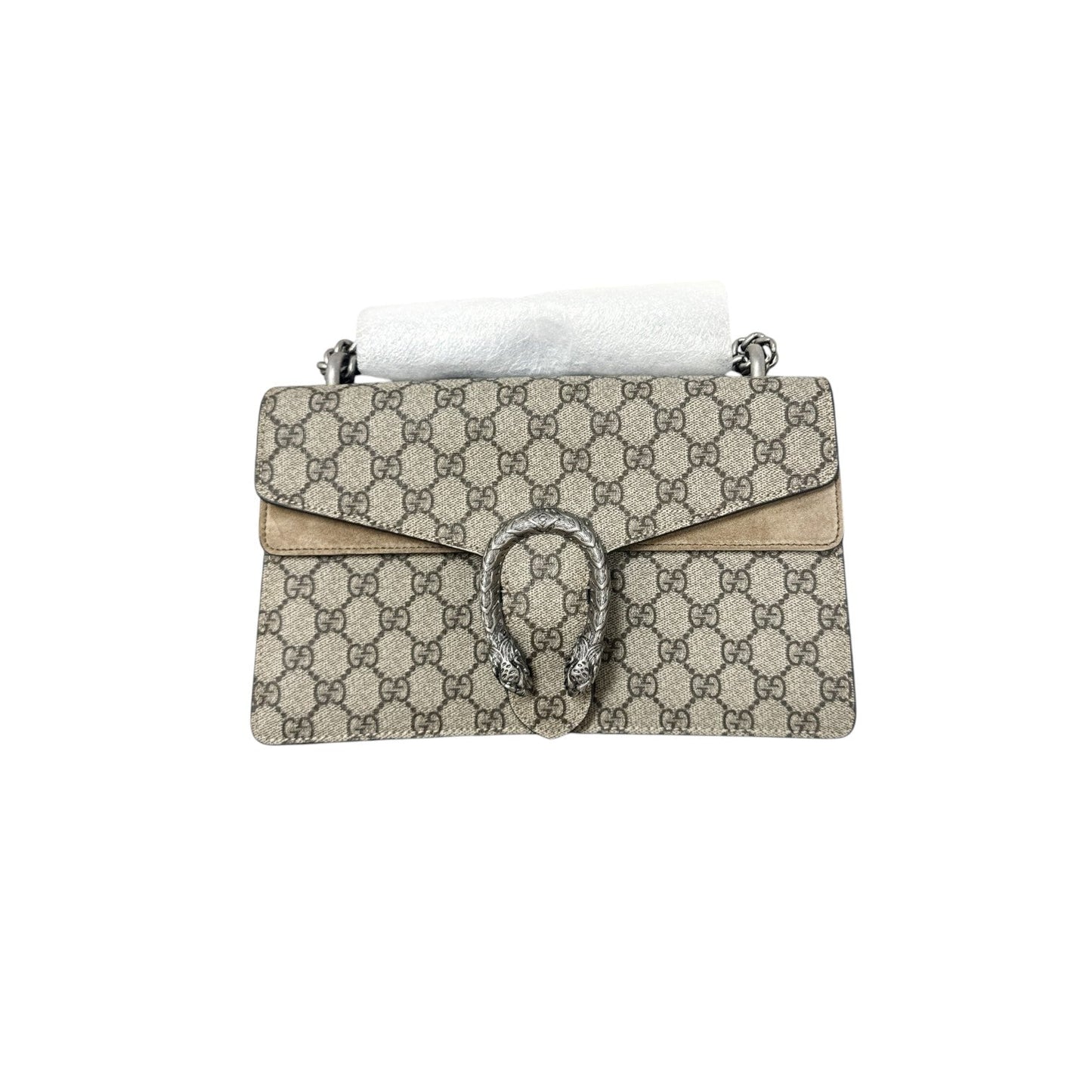 Gucci Monogram Chain Leather Shoulder Bag
