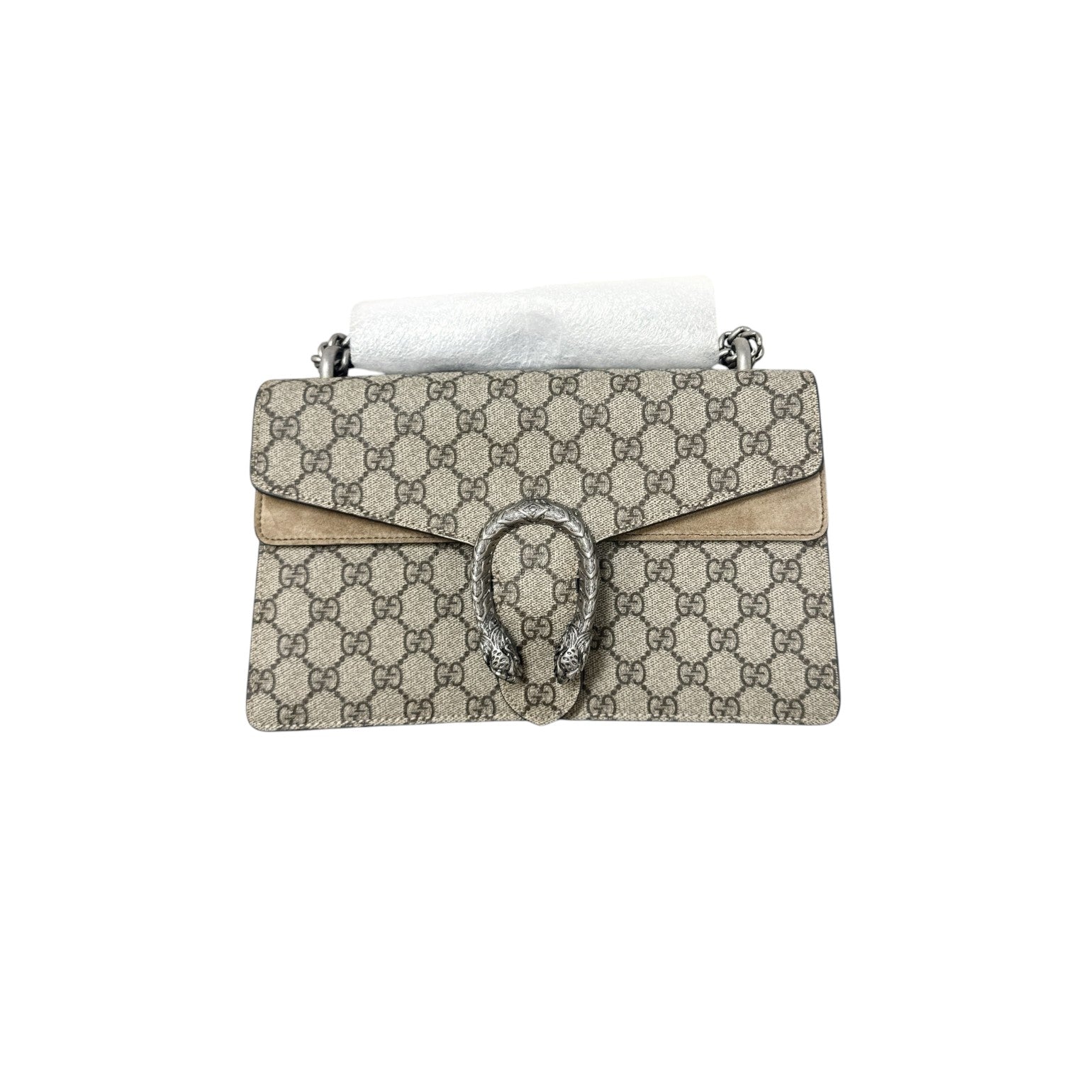 Gucci Monogram Chain Leather Shoulder Bag