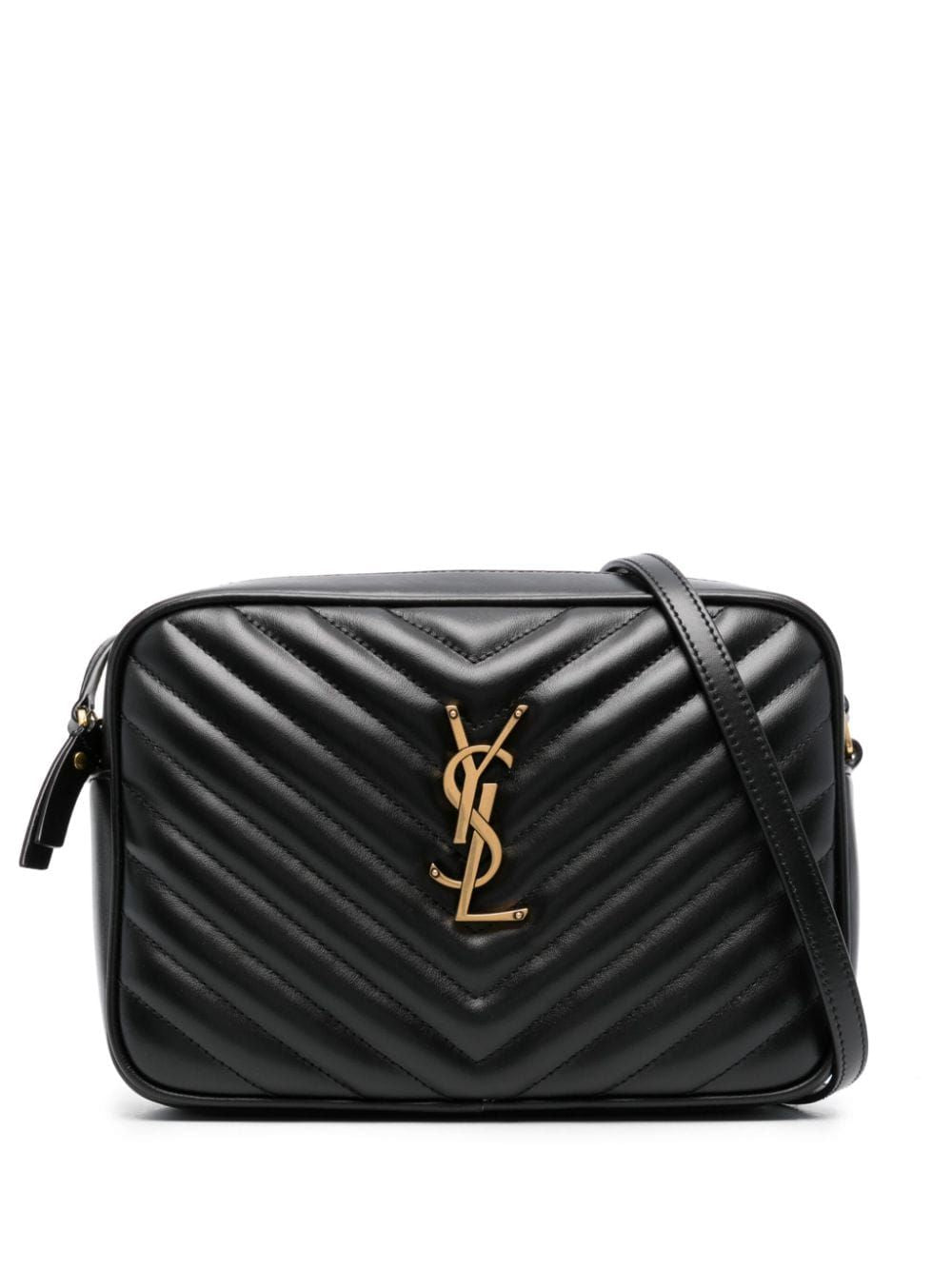 Luxury Saint Laurent Trending 2025 Women's Lou Camera Bag in Nero |