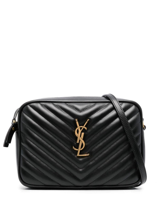 Luxury Saint Laurent Trending 2025 Women's Lou Camera Bag in Nero |