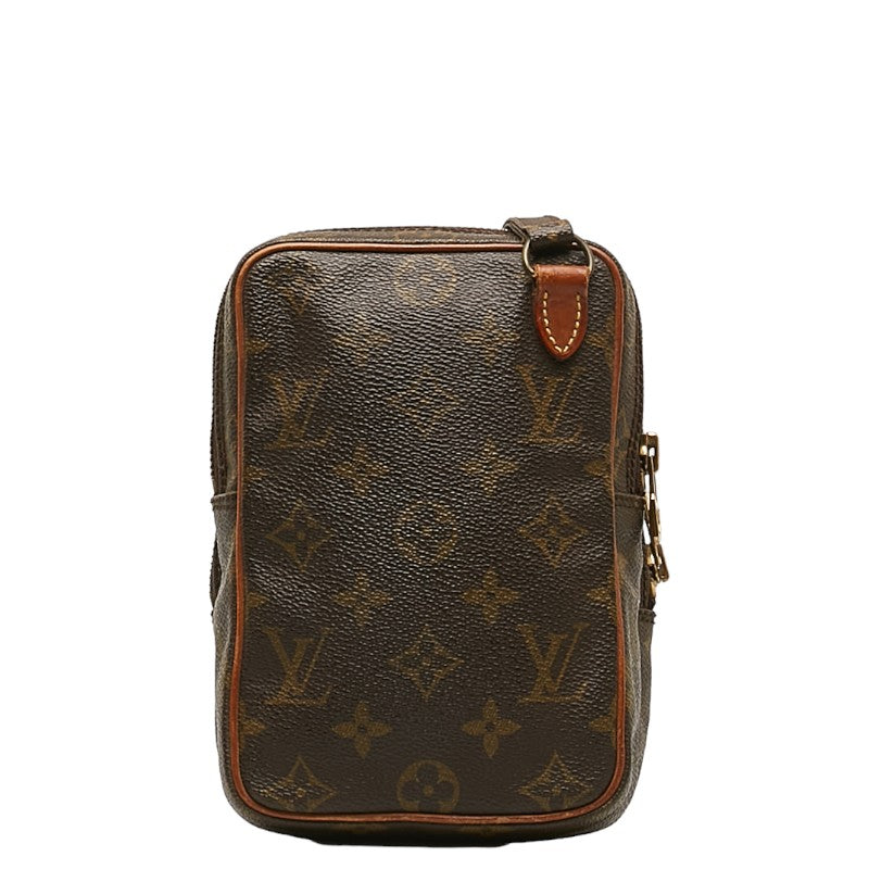 Louis Vuitton Monogram Shoulder Bag PVC/Leather Brown