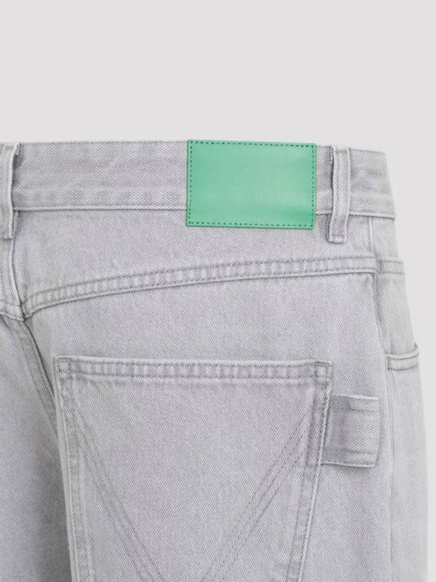 Luxury Bottega Veneta Straight Jean Grey