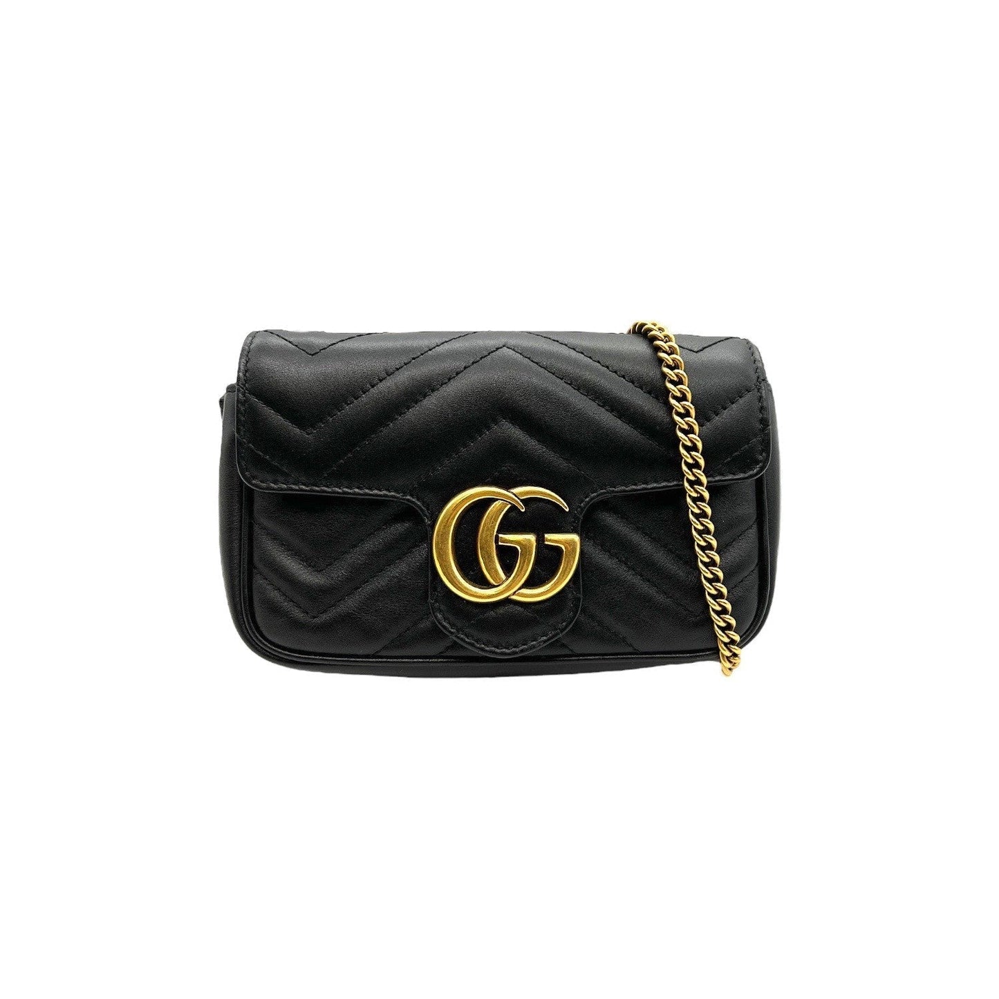 Gucci Chain Leather Shoulder Bag