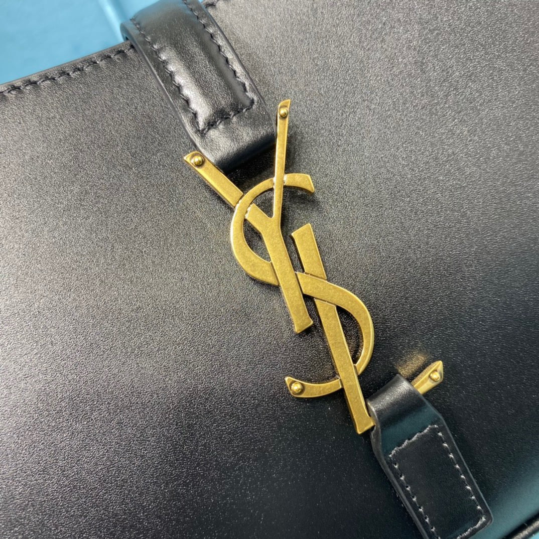 Yves Saint Laurent Hobo Bag In Smooth Black