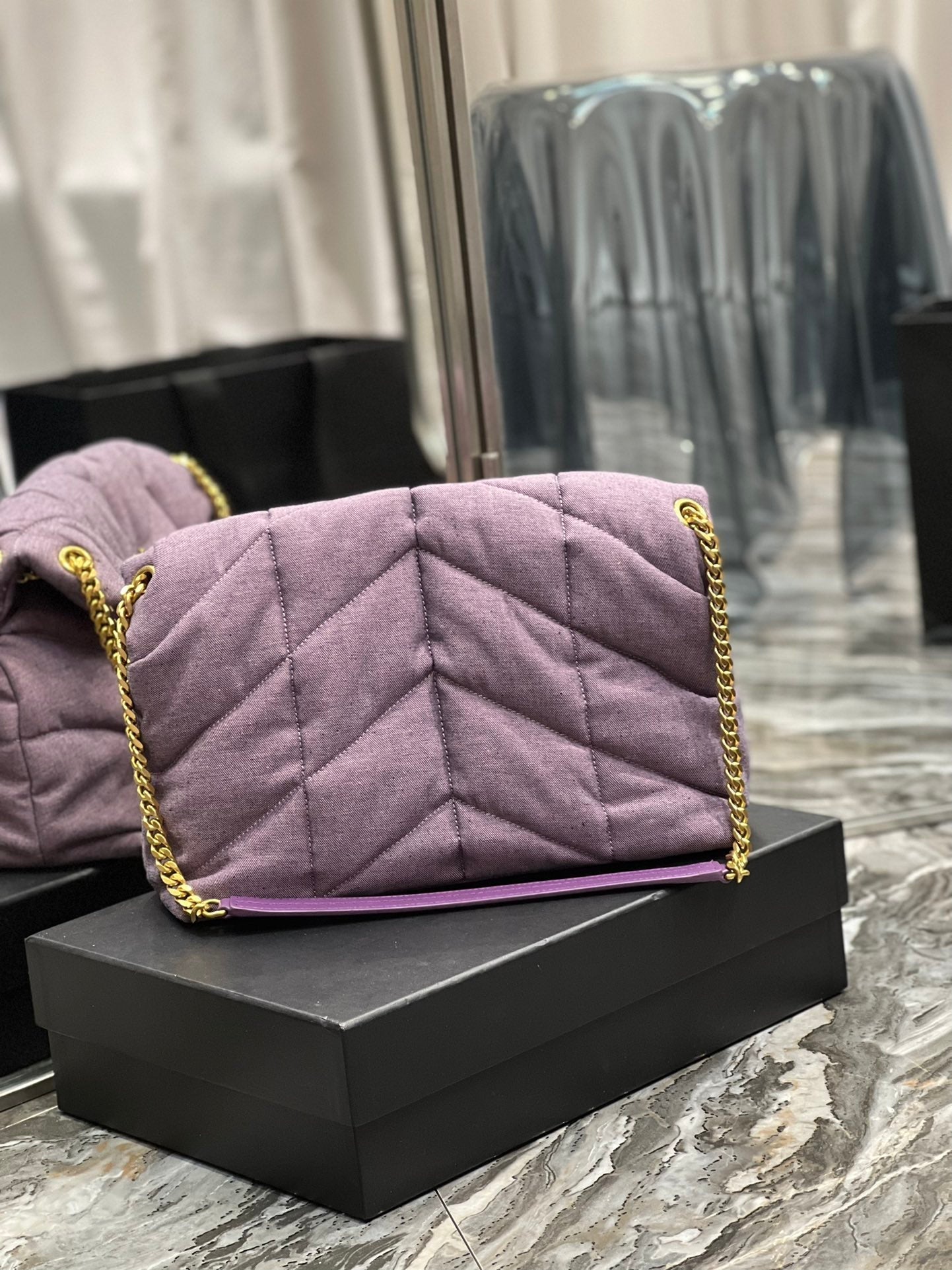 Yves Saint Laurent Puffer Medium Chain Bag