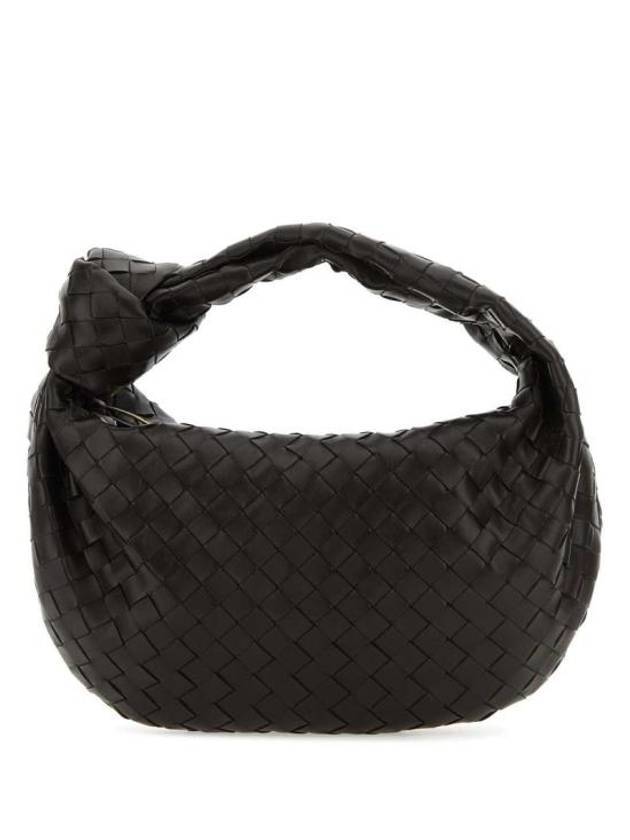 Luxury Bottega Veneta Teen Jodie Intrecciato Leather Tote Bag Brown