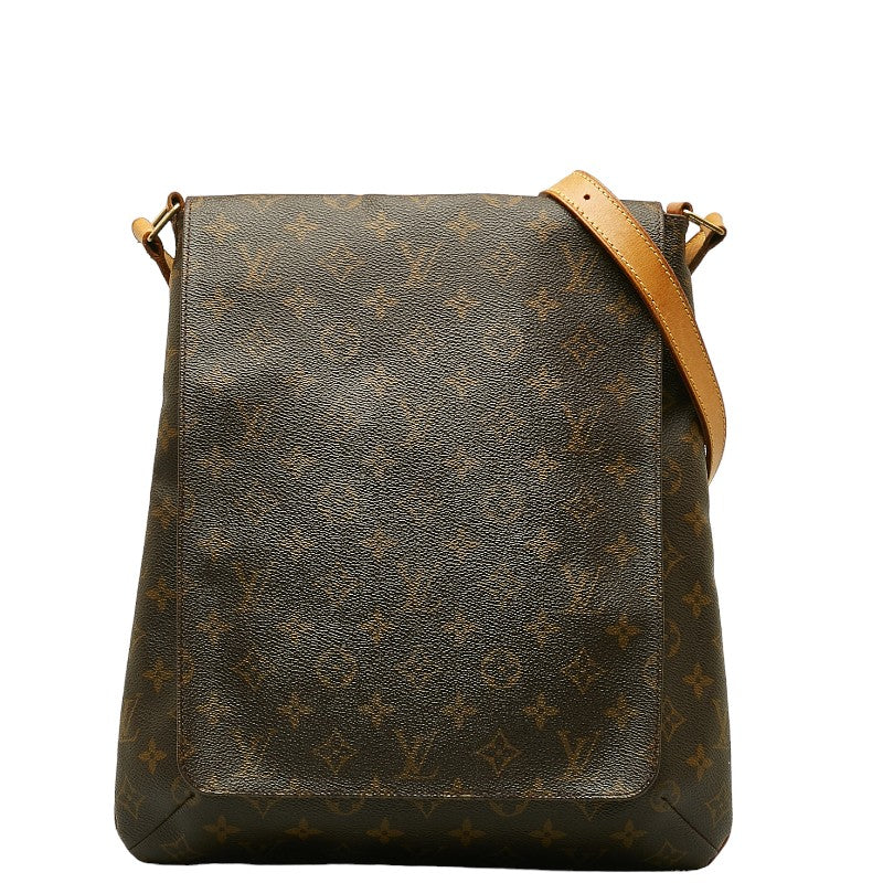 Louis Vuitton Monogram Shoulder Bag PVC/Leather Brown