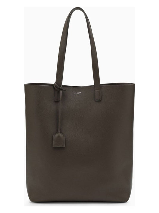 Luxury Saint Laurent Trending 2025 Women's Bold Leather Shopping Bag in Green | 676657B680E