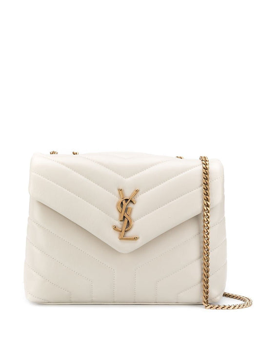 Luxury Saint Laurent Trending 2026 Women's Ysl Bo Mng Loulou S in Cremasoft | 494699DV7279207