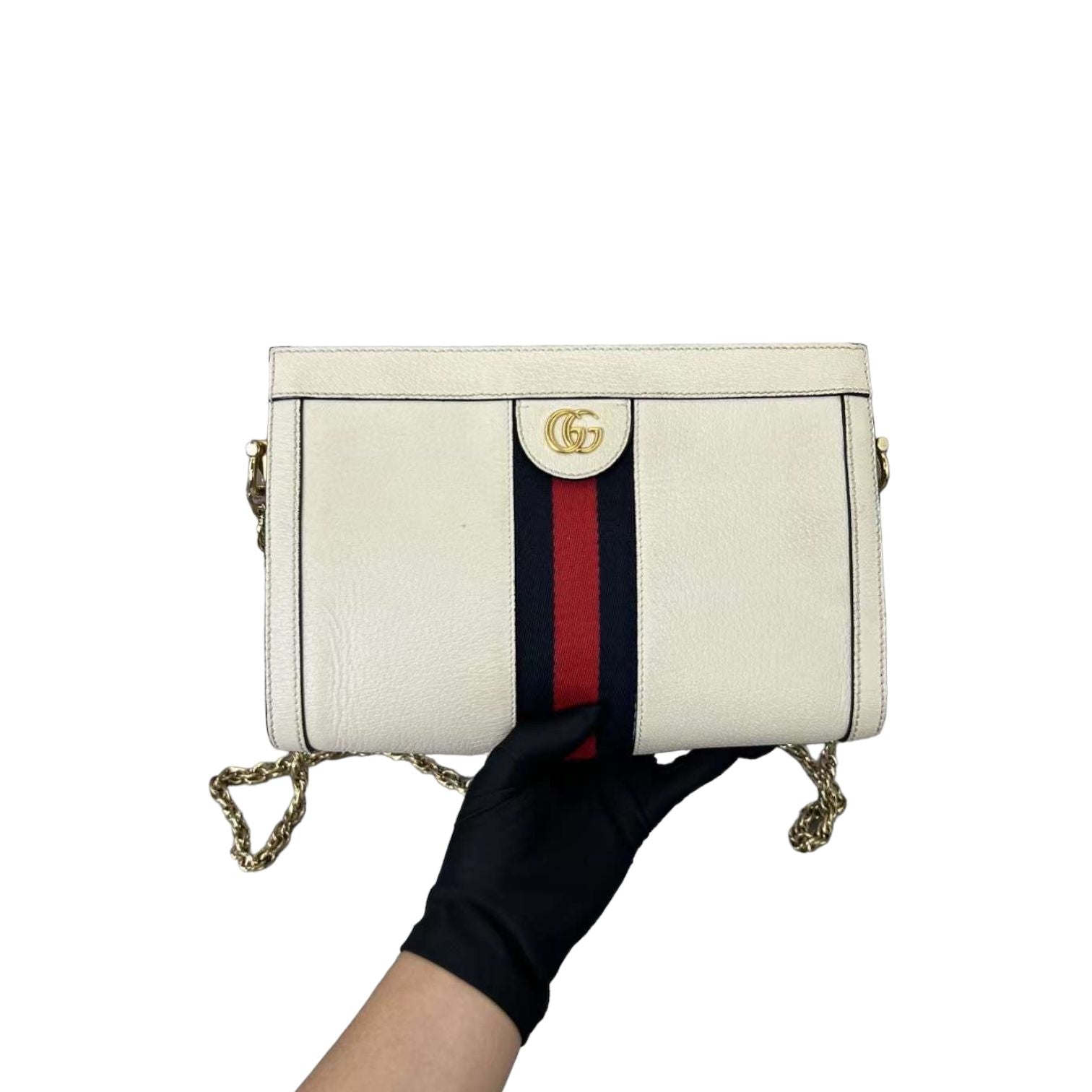 Gucci Chain Leather Shoulder Bag