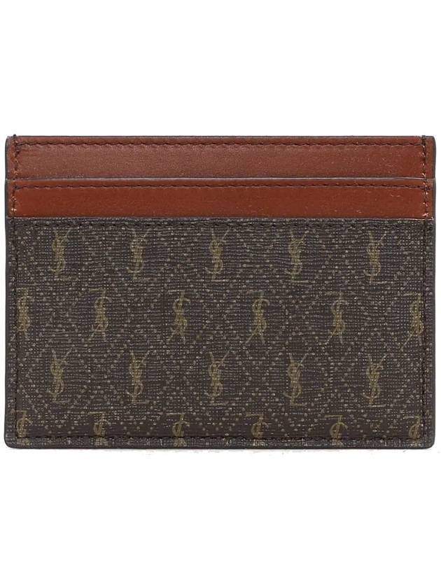 Luxury Saint Laurent Trending 2026 Monogram Card Wallet Brown