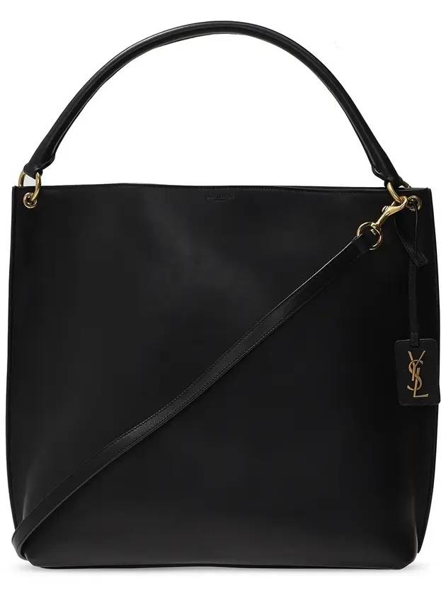 Luxury Saint Laurent Trending 2025 Tag Calfskin Hobo Shoulder Bag Black