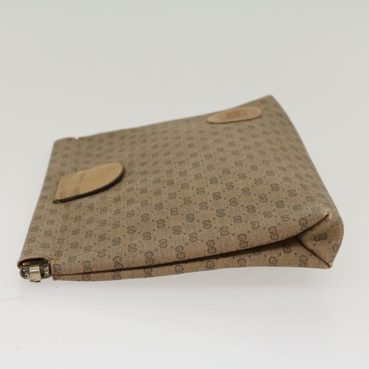 Gucci Leather Canvas Clutch