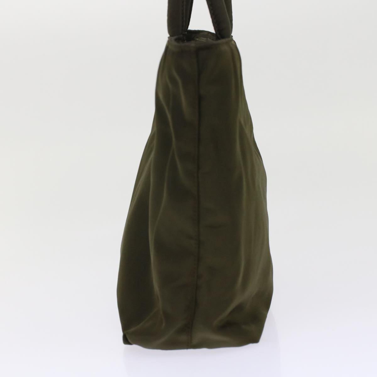 Prada Hand Bag Nylon Khaki