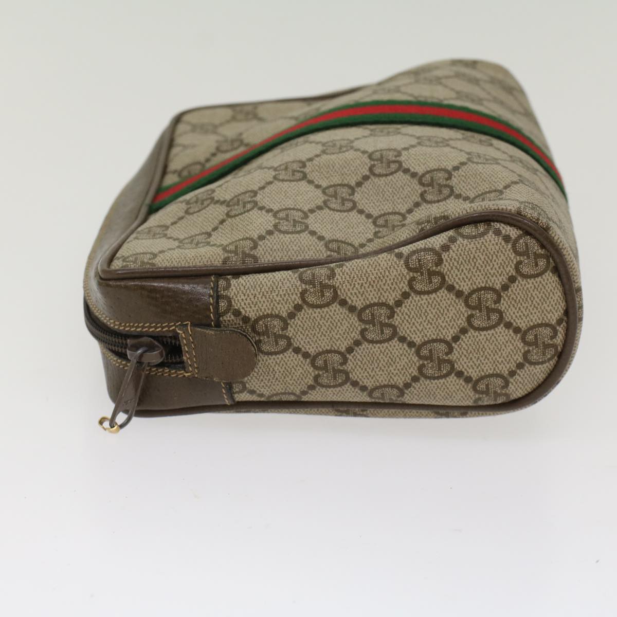Gucci Leather Canvas Clutch
