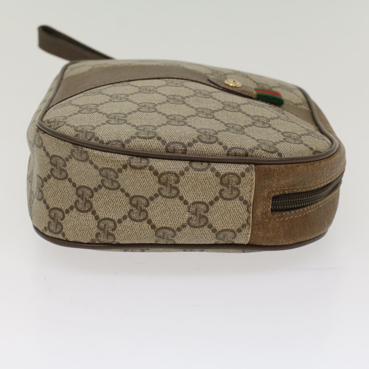 Gucci Leather Canvas Shoulder Bag