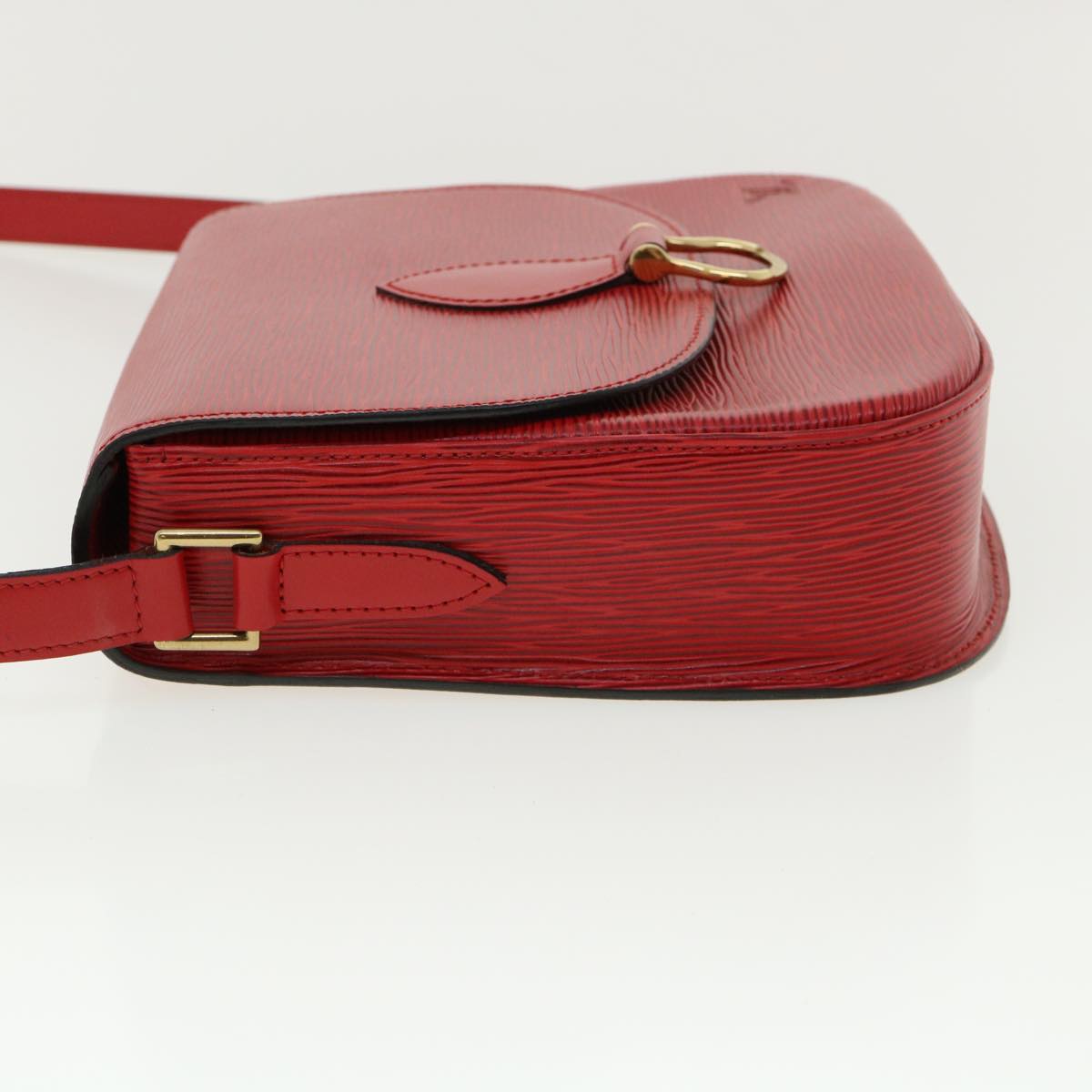LOUIS VUITTON Epi Saint Cloud GM Shoulder Bag Red LV Auth ep218