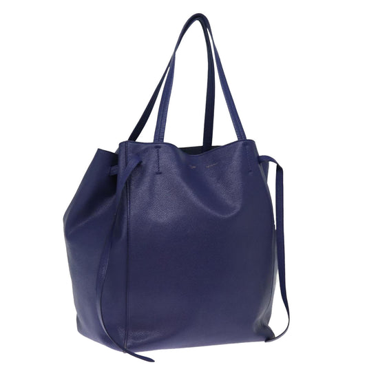 Luxury CELINE Tote Bag Leather Blue ep4279