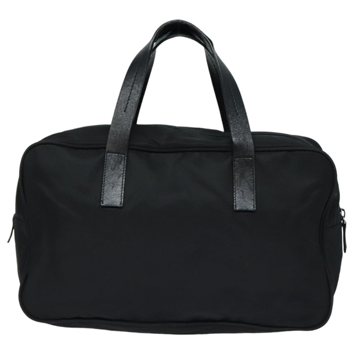PRADA Hand Bag Nylon Black Auth